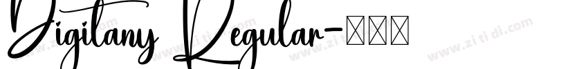 Digitany Regular字体转换